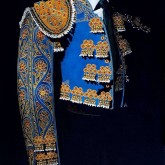 Arte taurino.Traje de luces.Azul y Oro II 92 x 73