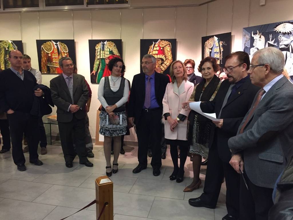 Momento de la inauguración de la tri-exposición