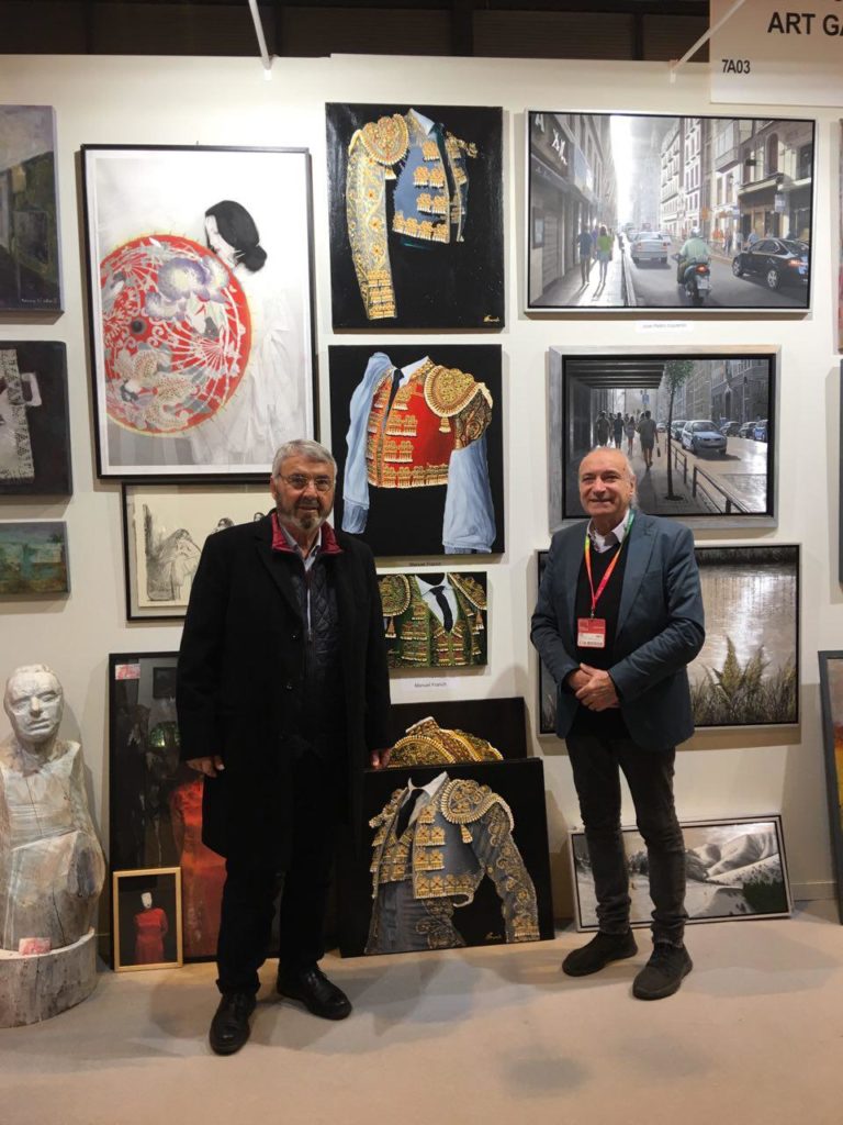 Junto con Vicente de Eka & Moor Art en la feria Almoneda de Madrid. Abril 2019